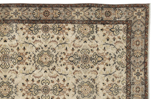 Naturel Over Dyed Vintage Rug 5'3'' x 8'10'' ft 160 x 270 cm