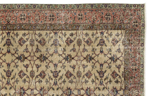 Naturel Over Dyed Vintage Rug 5'4'' x 8'0'' ft 163 x 245 cm