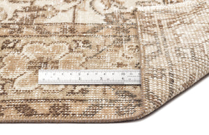 Naturel Over Dyed Vintage Rug 5'7'' x 9'1'' ft 169 x 278 cm