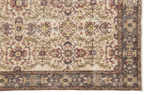 Naturel Over Dyed Vintage Rug 5'7'' x 10'0'' ft 170 x 306 cm