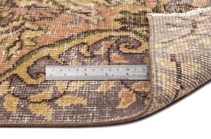 Naturel Over Dyed Vintage Rug 5'8'' x 9'1'' ft 172 x 277 cm