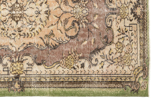 Naturel Over Dyed Vintage Rug 5'4'' x 8'6'' ft 163 x 260 cm