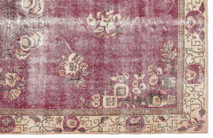 Naturel Over Dyed Vintage Rug 5'3'' x 9'1'' ft 160 x 276 cm