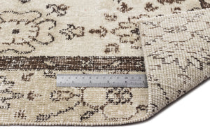 Naturel Over Dyed Vintage Rug 5'2'' x 9'2'' ft 157 x 279 cm