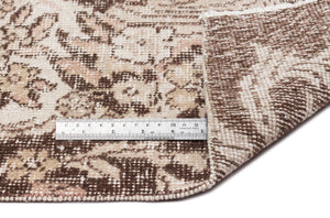 Naturel Over Dyed Vintage Rug 5'9'' x 8'4'' ft 175 x 255 cm