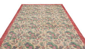 Naturel Over Dyed Vintage Rug 7'1'' x 10'2'' ft 215 x 311 cm