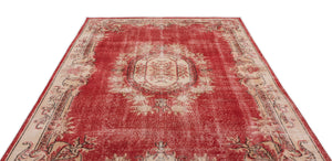 Naturel Over Dyed Vintage Rug 6'6'' x 9'7'' ft 197 x 291 cm