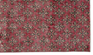 Retro Over Dyed Vintage Rug 5'6'' x 9'8'' ft 168 x 294 cm