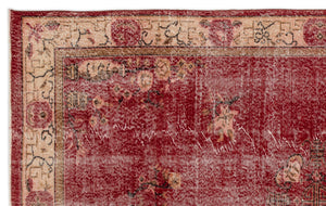 Naturel Over Dyed Vintage Rug 5'10'' x 9'8'' ft 178 x 295 cm