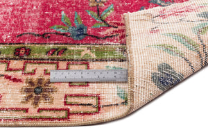 Naturel Over Dyed Vintage Rug 5'2'' x 8'12'' ft 158 x 274 cm