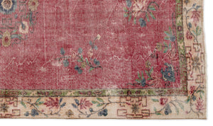Naturel Over Dyed Vintage Rug 5'2'' x 8'12'' ft 158 x 274 cm