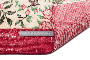 Retro Over Dyed Vintage Rug 5'5'' x 8'11'' ft 164 x 273 cm