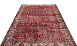 Naturel Over Dyed Vintage Rug 5'5'' x 9'6'' ft 164 x 289 cm