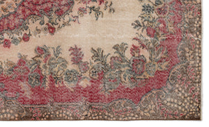Naturel Over Dyed Vintage Rug 5'9'' x 9'6'' ft 176 x 290 cm
