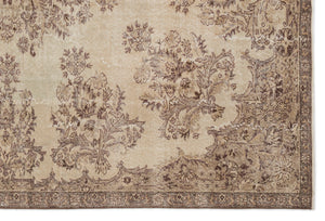 Naturel Over Dyed Vintage Rug 6'10'' x 10'2'' ft 208 x 310 cm