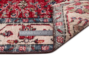 Naturel Over Dyed Vintage Rug 5'5'' x 8'8'' ft 164 x 263 cm