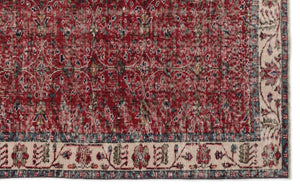 Naturel Over Dyed Vintage Rug 5'5'' x 8'8'' ft 164 x 263 cm