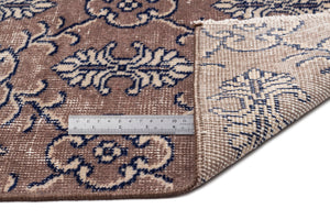 Naturel Over Dyed Vintage Rug 5'7'' x 8'6'' ft 169 x 258 cm