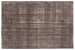 Naturel Over Dyed Vintage Rug 5'7'' x 8'6'' ft 169 x 258 cm