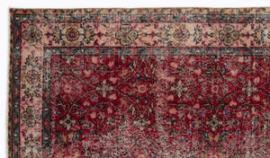 Naturel Over Dyed Vintage Rug 4'11'' x 8'8'' ft 150 x 263 cm
