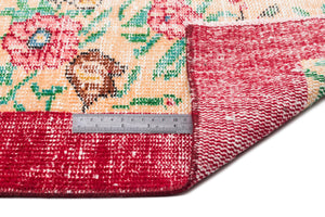 Retro Over Dyed Vintage Rug 5'8'' x 8'7'' ft 173 x 262 cm