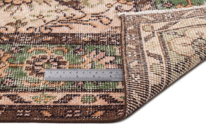 Naturel Over Dyed Vintage Rug 5'8'' x 9'7'' ft 172 x 293 cm