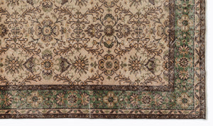 Naturel Over Dyed Vintage Rug 5'8'' x 9'7'' ft 172 x 293 cm