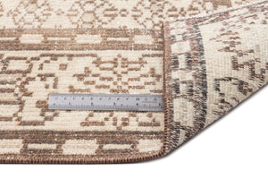 Beige Over Dyed Vintage Rug 6'0'' x 9'6'' ft 184 x 290 cm