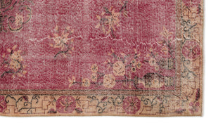 Naturel Over Dyed Vintage Rug 5'4'' x 9'6'' ft 162 x 289 cm