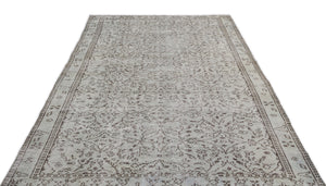 Green Over Dyed Vintage Rug 5'11'' x 9'7'' ft 180 x 293 cm