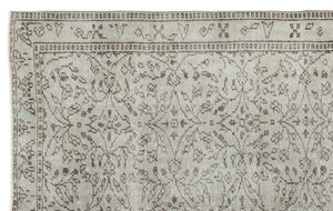 Green Over Dyed Vintage Rug 5'11'' x 9'7'' ft 180 x 293 cm