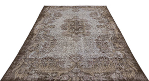 Naturel Over Dyed Vintage Rug 6'0'' x 9'9'' ft 183 x 298 cm