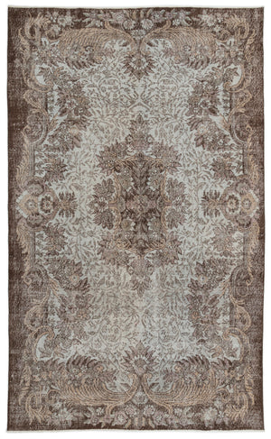 Naturel Over Dyed Vintage Rug 6'0'' x 9'9'' ft 183 x 298 cm