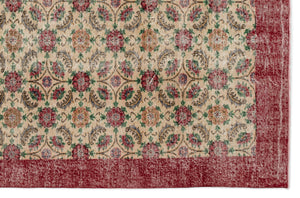 Retro Over Dyed Vintage Rug 6'9'' x 10'1'' ft 206 x 308 cm