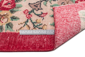 Retro Over Dyed Vintage Rug 5'3'' x 8'4'' ft 161 x 253 cm