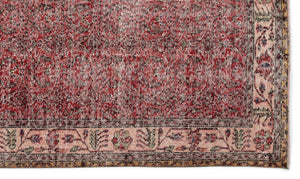 Naturel Over Dyed Vintage Rug 5'3'' x 9'1'' ft 161 x 276 cm