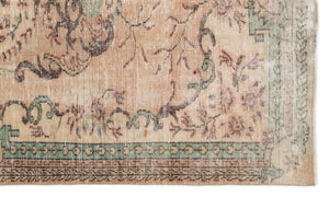 Naturel Over Dyed Vintage Rug 6'2'' x 10'7'' ft 187 x 322 cm