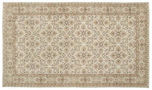 Beige Over Dyed Vintage Rug 6'0'' x 10'0'' ft 183 x 306 cm