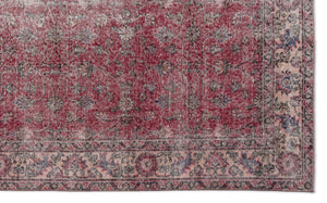 Naturel Over Dyed Vintage Rug 5'6'' x 9'5'' ft 167 x 287 cm