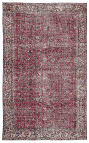 Naturel Over Dyed Vintage Rug 5'6'' x 9'5'' ft 167 x 287 cm