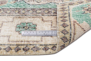 Naturel Over Dyed Vintage Rug 5'1'' x 8'7'' ft 154 x 261 cm