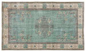 Naturel Over Dyed Vintage Rug 5'1'' x 8'7'' ft 154 x 261 cm