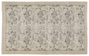 Retro Over Dyed Vintage Rug 5'5'' x 8'8'' ft 164 x 264 cm