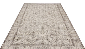 Beige Over Dyed Vintage Rug 5'11'' x 10'3'' ft 181 x 313 cm