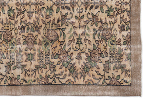 Naturel Over Dyed Vintage Rug 5'6'' x 8'0'' ft 167 x 245 cm