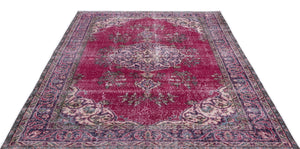 Naturel Over Dyed Vintage Rug 5'11'' x 9'3'' ft 181 x 281 cm