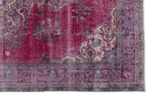 Naturel Over Dyed Vintage Rug 5'11'' x 9'3'' ft 181 x 281 cm