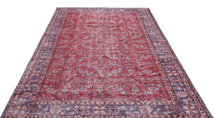 Naturel Over Dyed Vintage Rug 5'7'' x 9'6'' ft 171 x 290 cm
