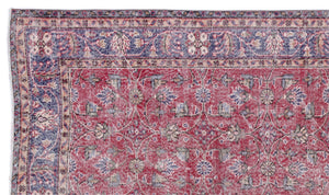 Naturel Over Dyed Vintage Rug 5'7'' x 9'6'' ft 171 x 290 cm