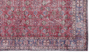 Naturel Over Dyed Vintage Rug 5'7'' x 9'6'' ft 171 x 290 cm